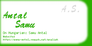 antal samu business card